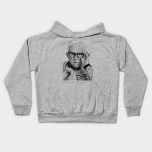 Leslie jordan Halftone Kids Hoodie